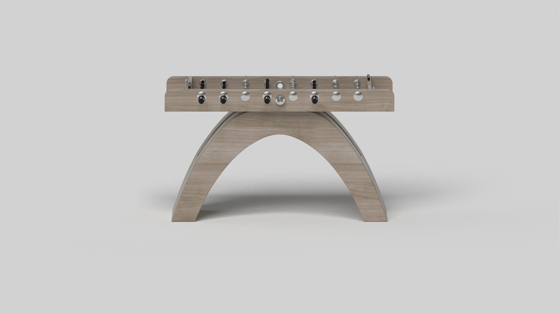 Hand-Crafted Elevate Customs Zenith Foosball Tables / Solid White Oak Wood in 5' -Made in USA For Sale