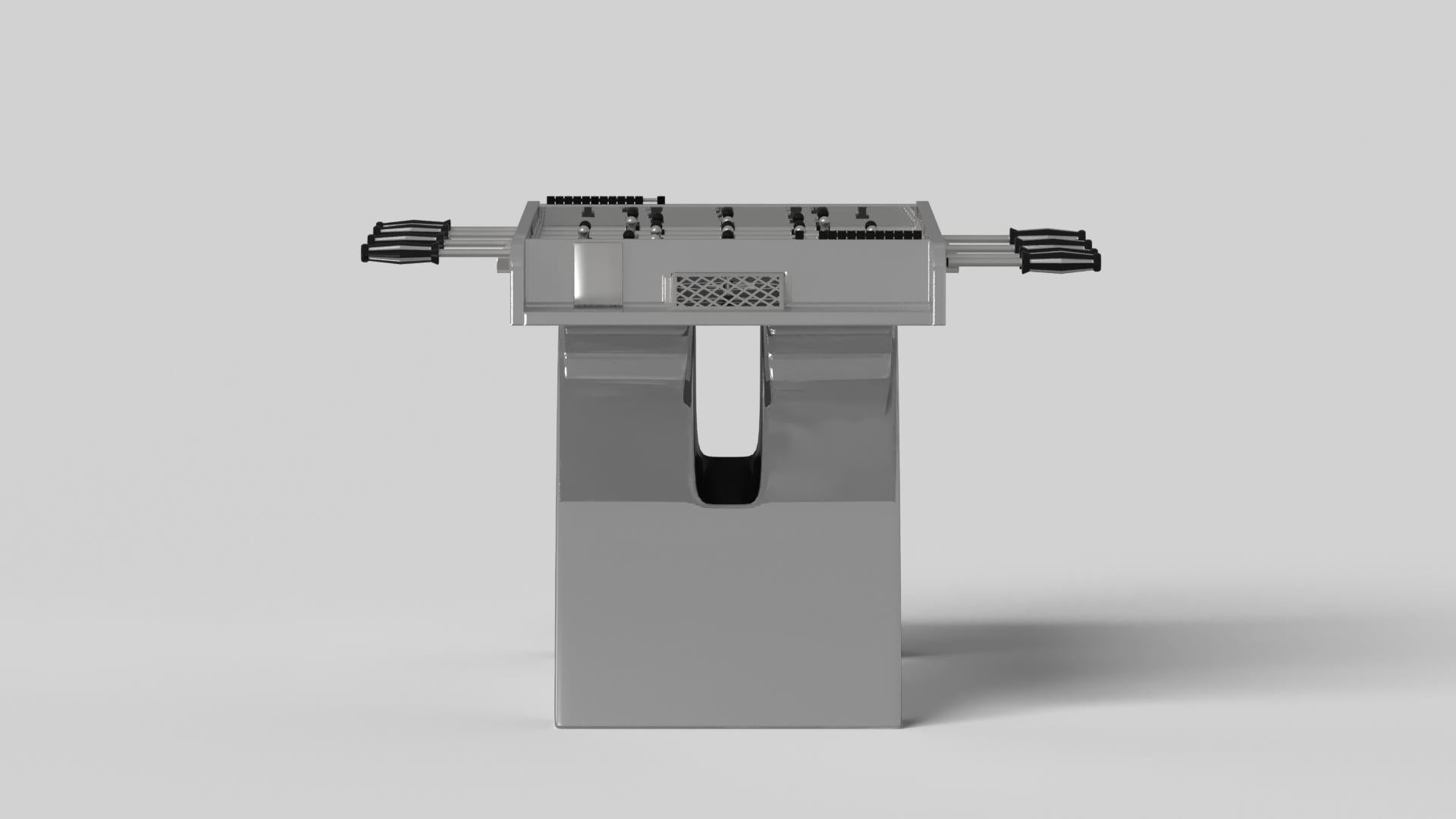 Moderne Elevate Customs Zenith tables Foosball /Acier inoxydable métallique en 5' -Made in USA en vente
