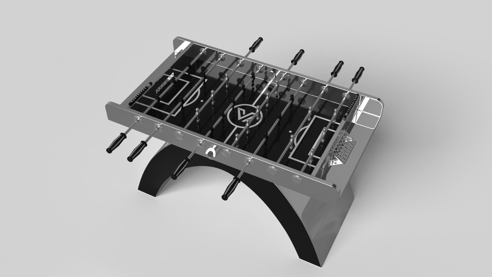 Américain Elevate Customs Zenith tables Foosball /Acier inoxydable métallique en 5' -Made in USA en vente