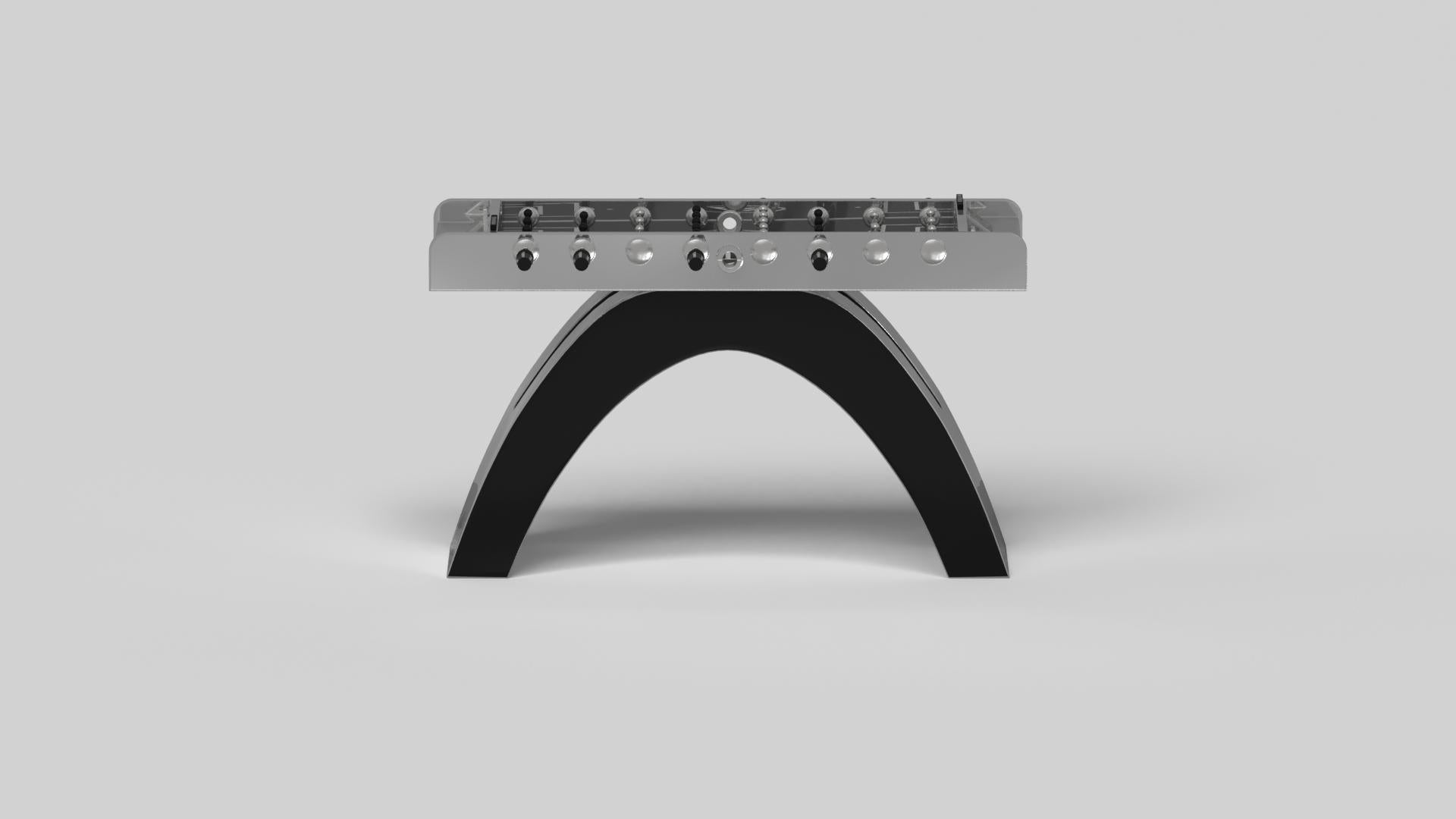 Fait main Elevate Customs Zenith tables Foosball /Acier inoxydable métallique en 5' -Made in USA en vente