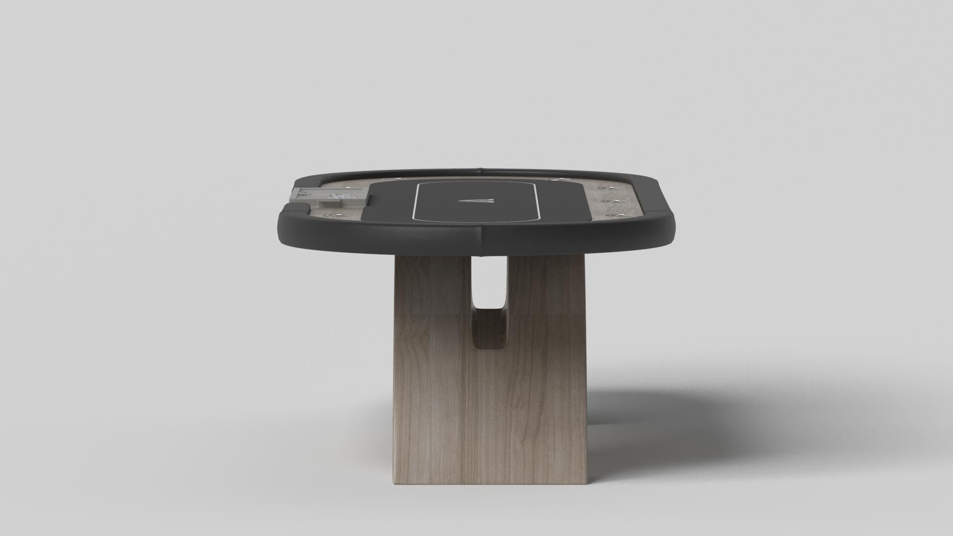 Modern Elevate Customs Zenith Poker Tables / Solid White Oak Wood in 8'8