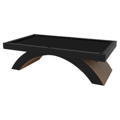 Tavolo da biliardo Elevate Customs Zenith / in legno massiccio di teak da 8,5' - Made in USA