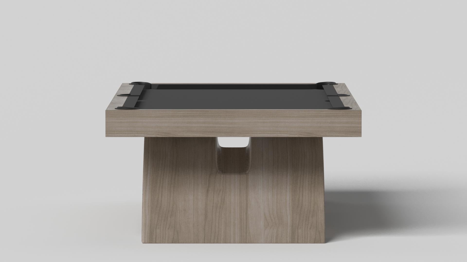 Modern Elevate Customs Zenith Pool Table / Solid White Oak Wood in 7'/8' - Made in USA For Sale