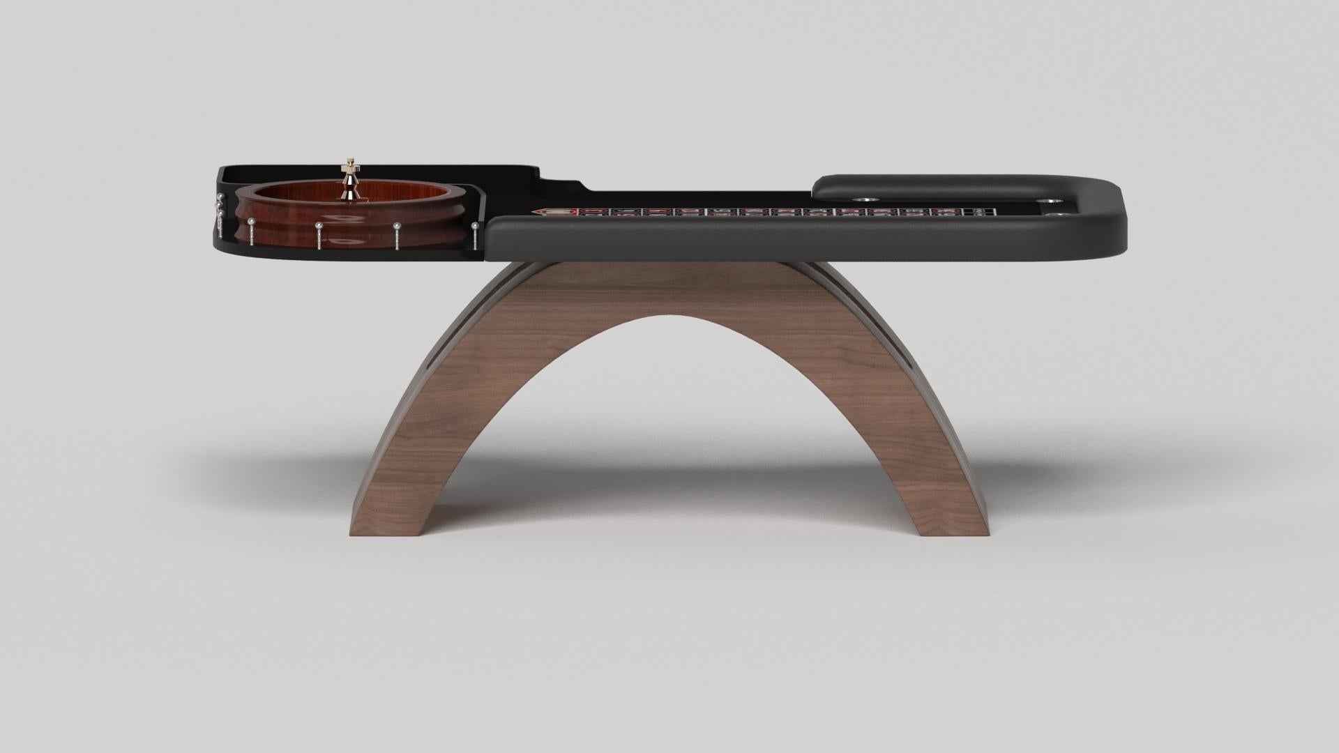 Américain Elevate Customs Zenith Roulette Tables / Solid Walnut Wood in 8'2