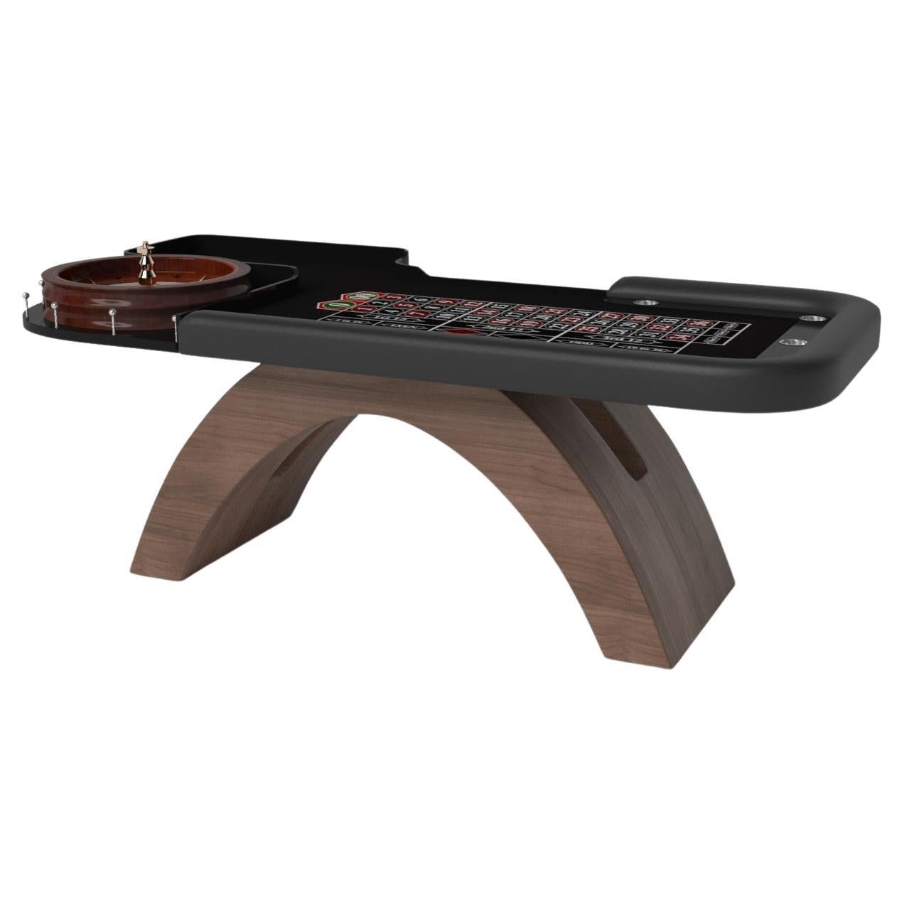 Elevate Customs Zenith Roulette Tables / Solid Walnut Wood in 8'2" - Made in USA en vente