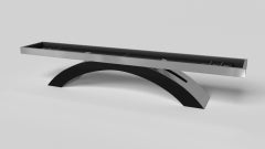 Elevate Customs Zenith Shuffleboard Table/Stainless Steel Sheet Metal in 22'-USA