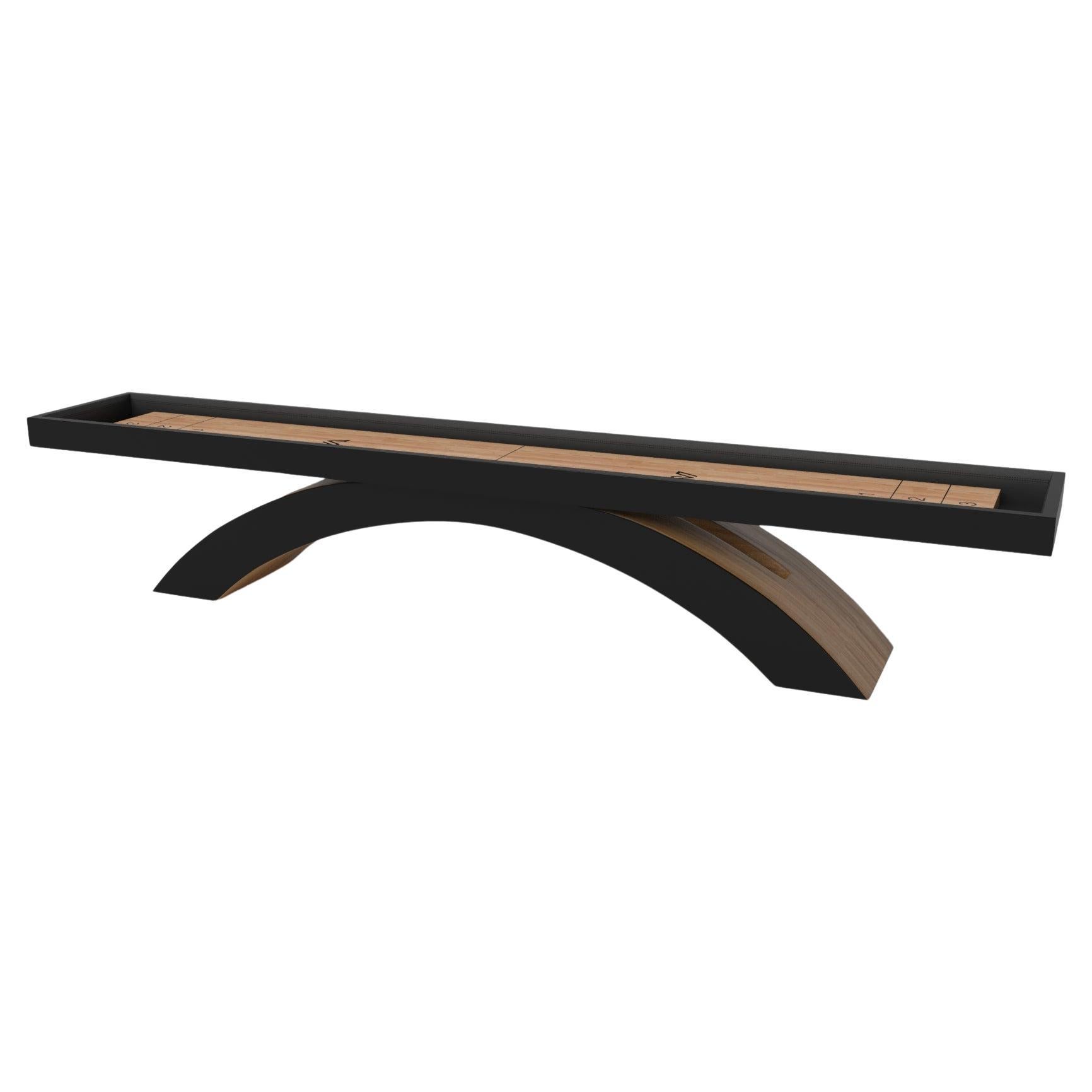 Elevate Customs Zenith Shuffleboard Tische /Solid Teak Wood in 12' - Made in USA im Angebot