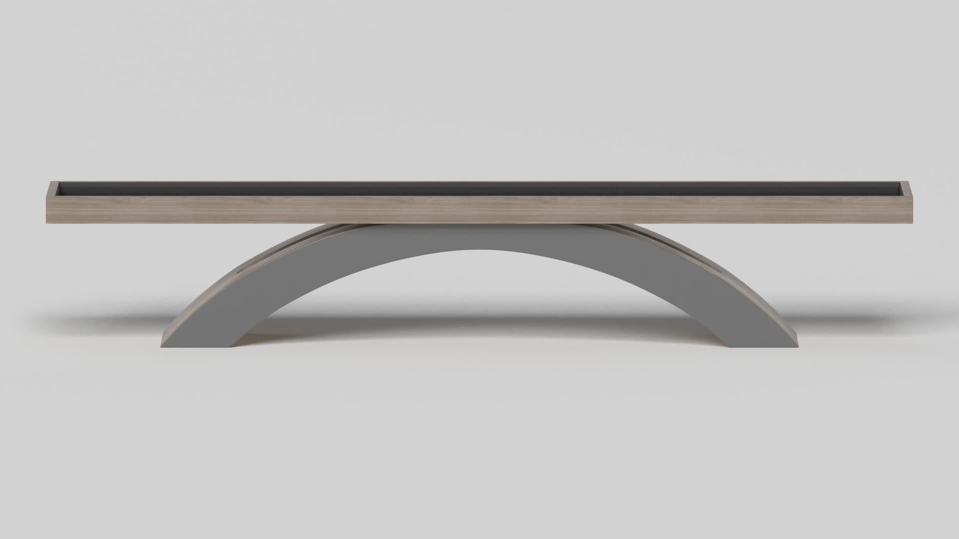 American Elevate Customs Zenith Shuffleboard Tables / Solid White Oak Wood in 12' - USA For Sale