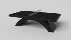 Table de tennis CUSTOM MADE / Solid Pantone Black in 9' - Made in USA