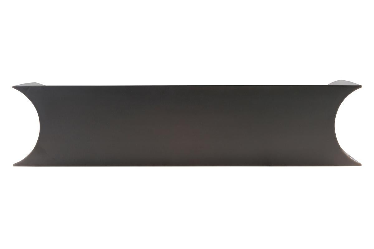 Table console sculpturale en acier inoxydable - bronze brossé Neuf - En vente à Miami Beach, FL