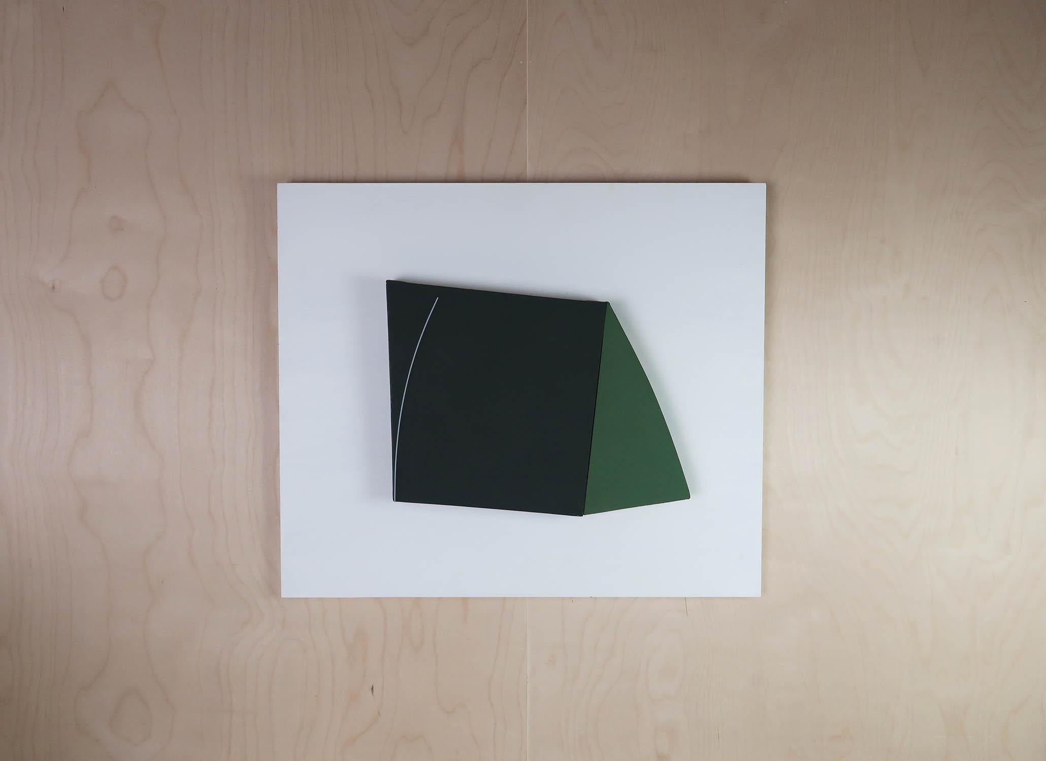 Minimalist Elevation 1. John Groom, 1981, Acrylic on Canvas For Sale