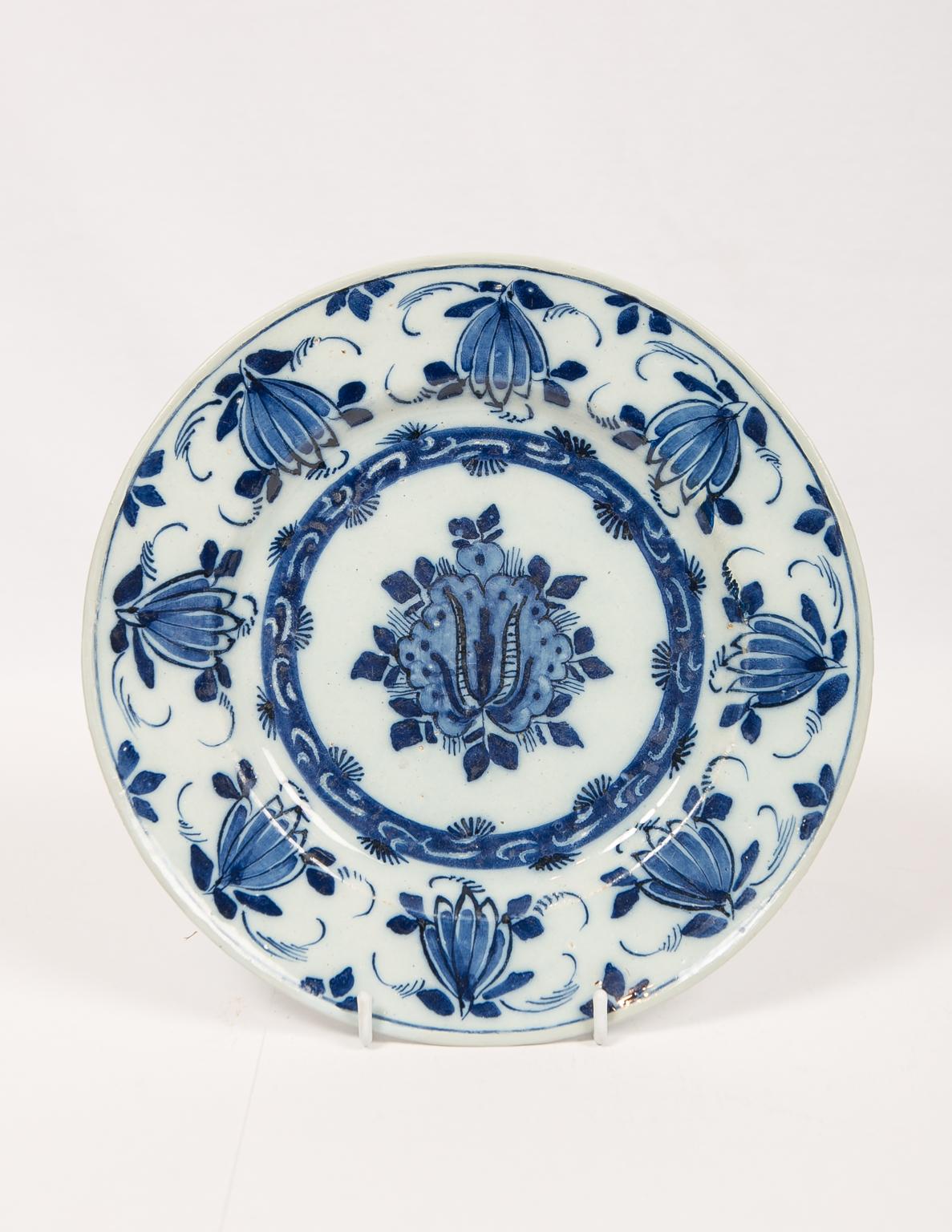 Eleven hand-painted Blue and White Dutch Delft dishes.
Shown here are Delft dishes from our large collection of antique Blue and White Delft. All are in stock. These dishes would look great hung on a wall, in a cabinet, or placed on a table.
     