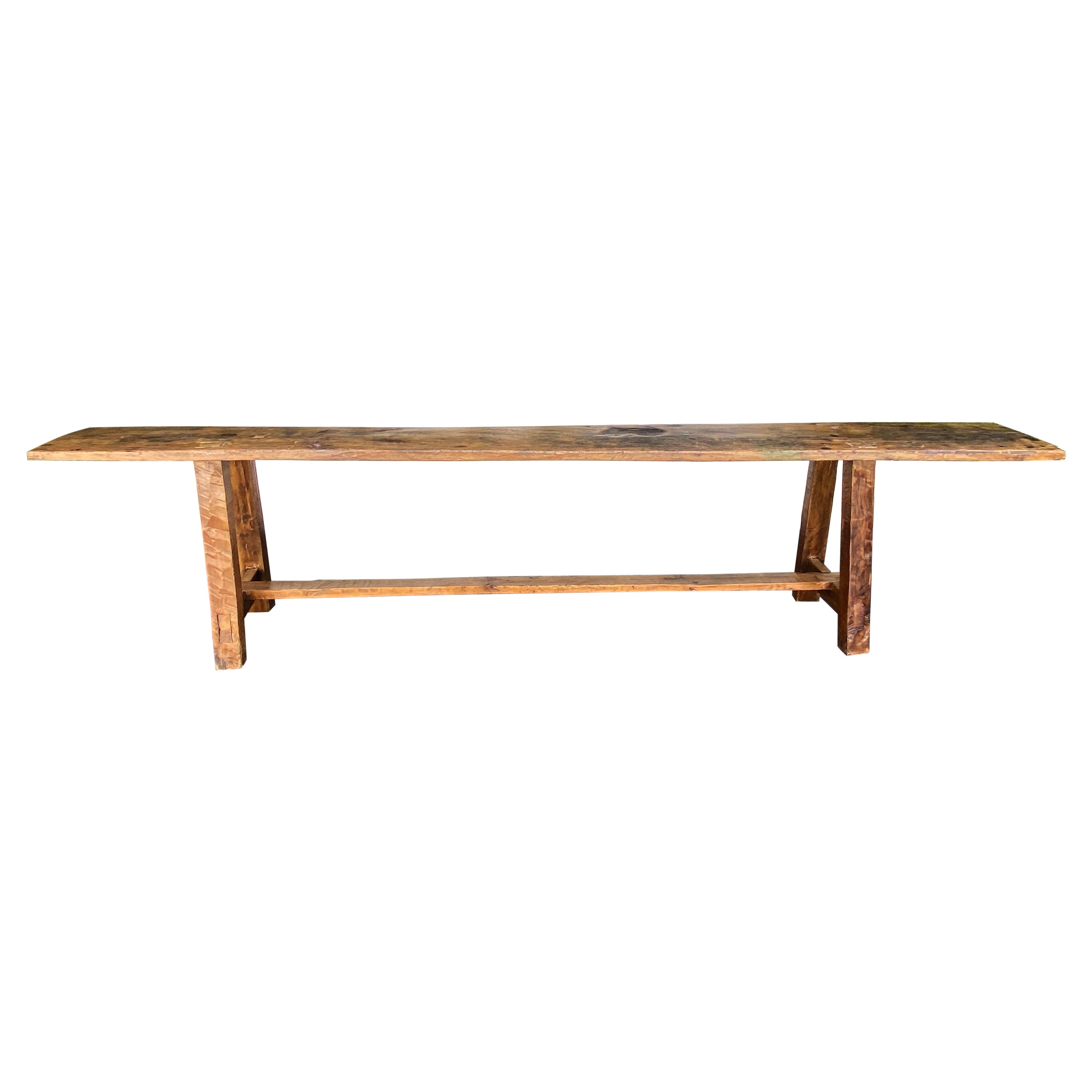 Eleven Foot Long Rustic Console Table