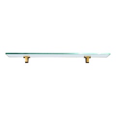 Eleven Peter Ghyczy Cast Bronze Wall Brackets for Glass Shelves