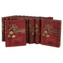 Undici libri della rivista St. Nicholas datati 1882-1889 XIX sec.