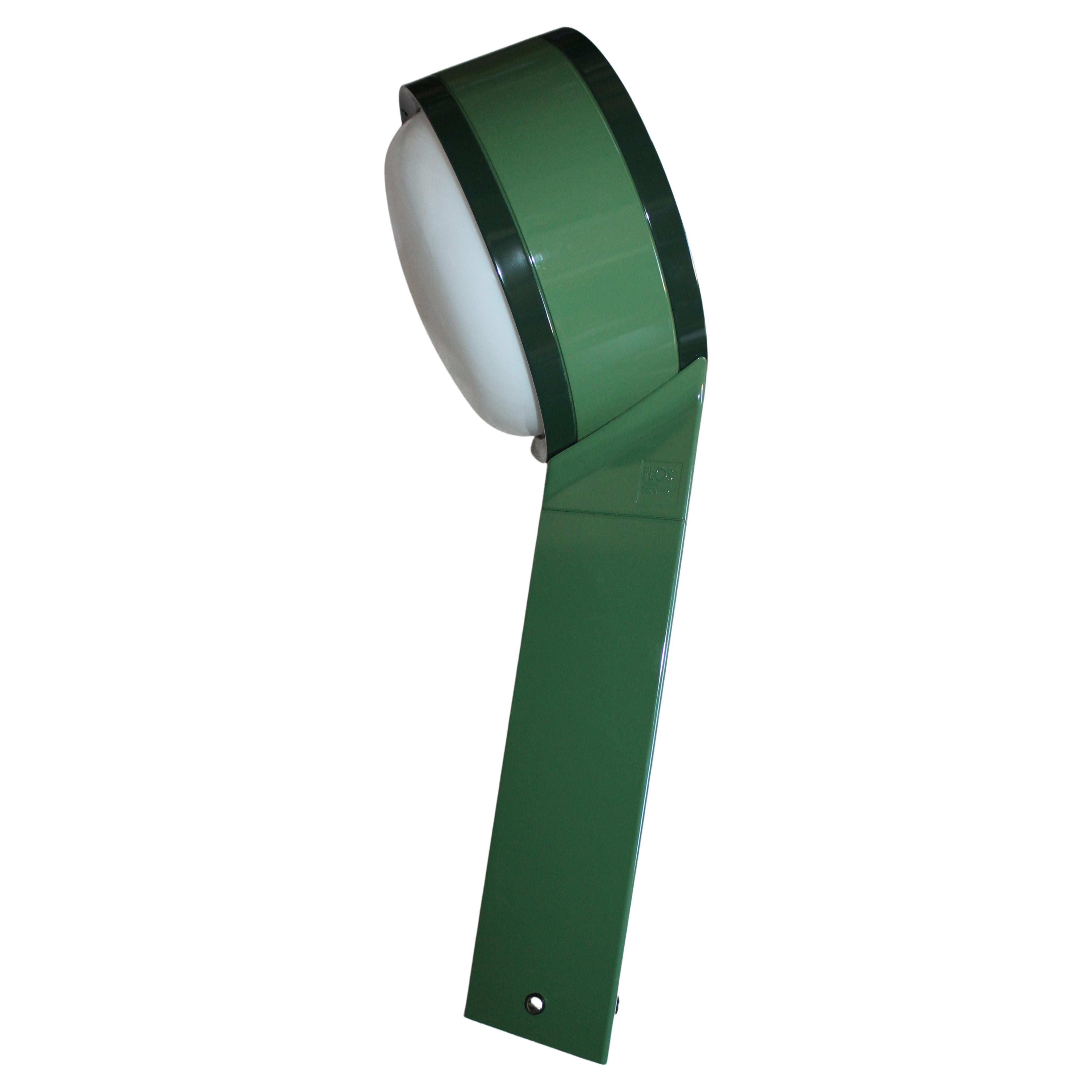 Eleven Tobia Scarpa Italian Flos "Tamburo" Green Outdoor Lighting Fixtures