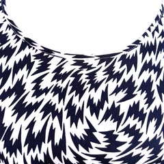 Eley Kishimoto – „Zap“-Top mit Print – 3/4-Ärmel – Seersucker-Bund