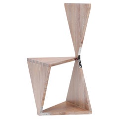 "Elfenbein" Cerused Solid Teak Chair Designed by Maximilian Eicke for Max ID NY