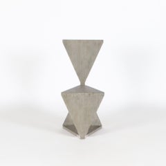 Sedia da sala in teak massiccio lavato grigio "Elfenbein" di Maximilian Eicke per MaxIDNY