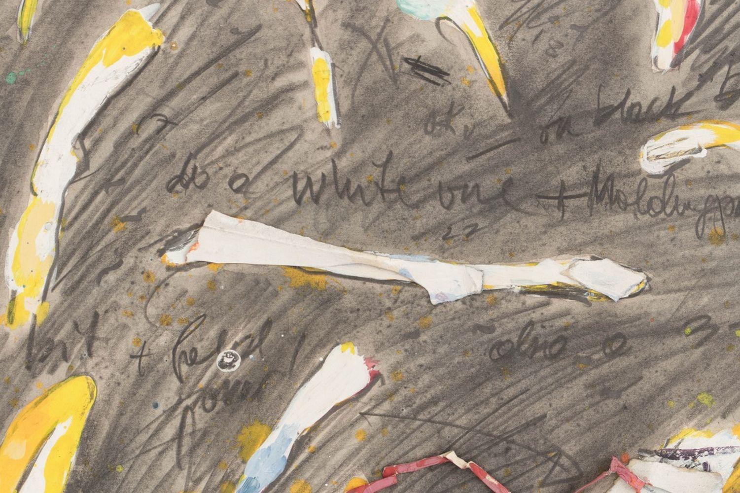 Abstract Composition - Contemporary Mixed Media Art by Elfi Schuselka 