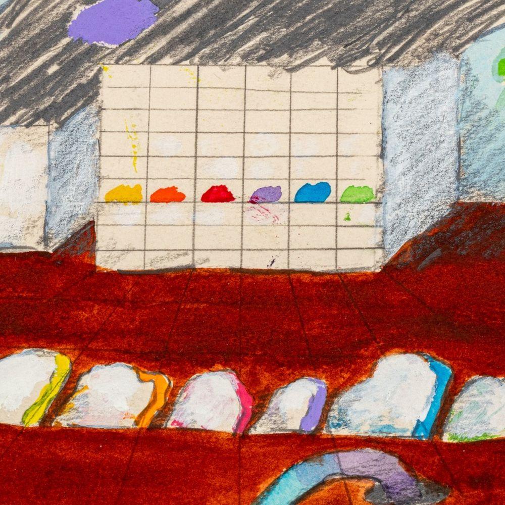 Dittico di paesaggio astratto - Painting Contemporaneo di Elfi Schuselka 