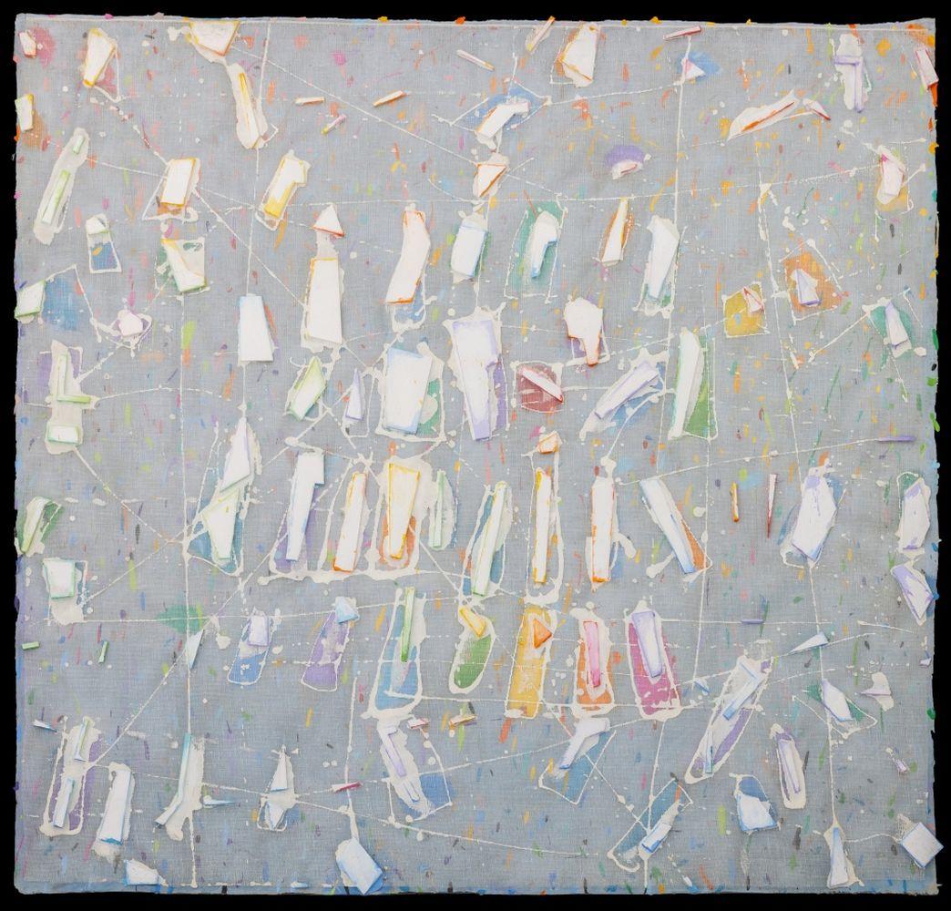 Abstract Painting di Elfi Schuselka  - "Roundabout"
