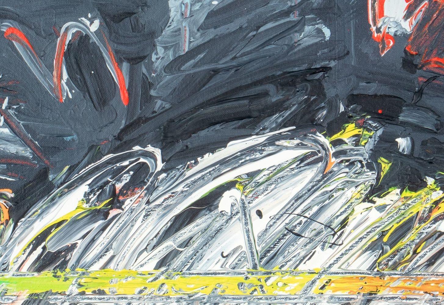 Composizione astratta - Painting di Elfi Schuselka 