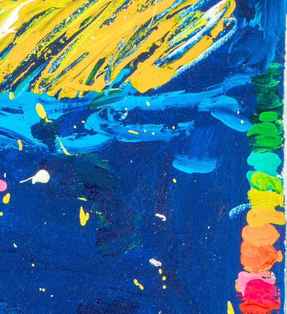 Abstrakte Komposition – Painting von Elfi Schuselka 