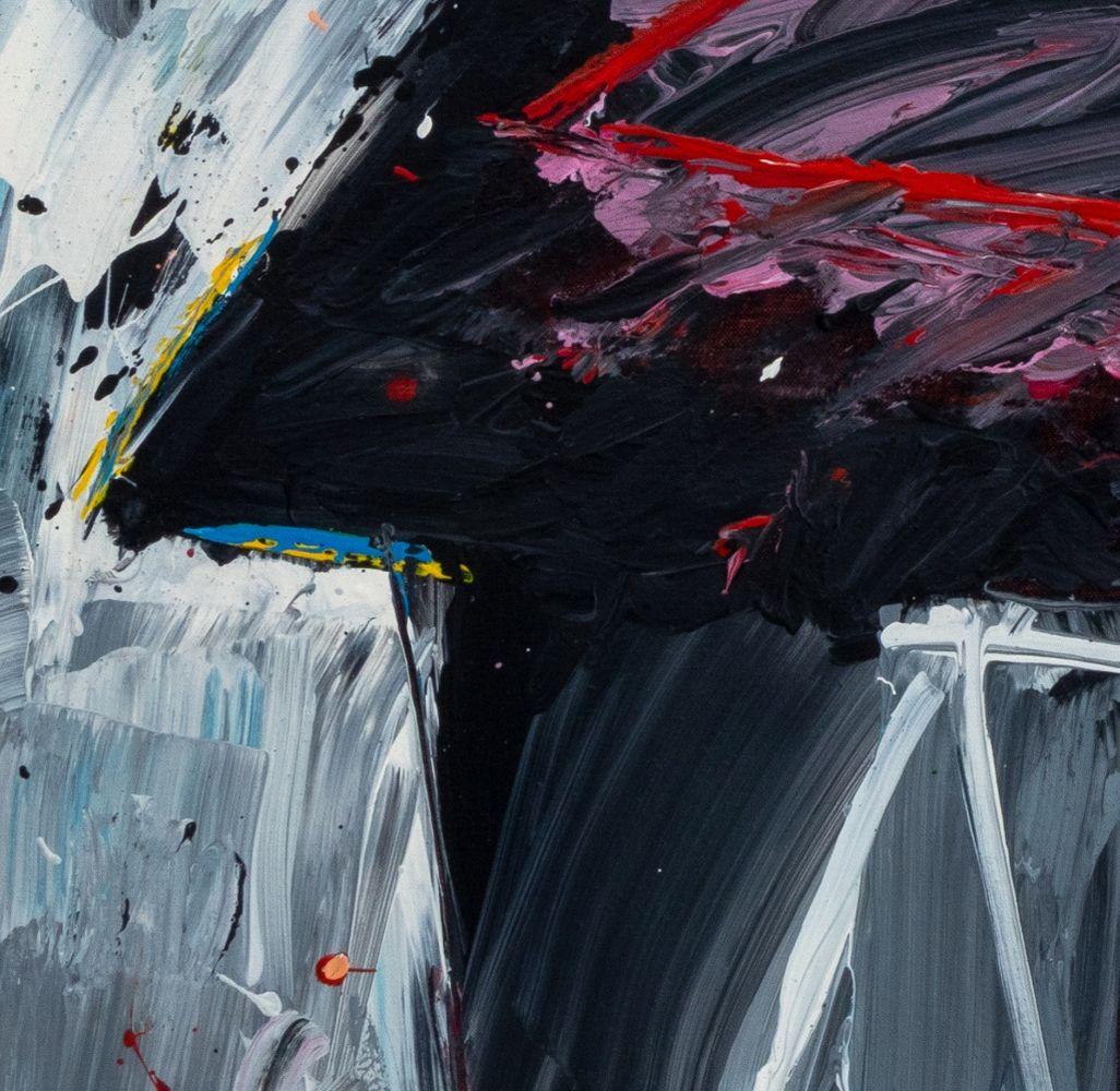 Abstrakte Komposition – Painting von Elfi Schuselka 