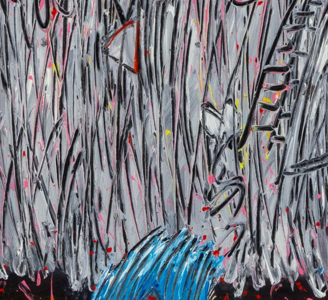 Abstrakte Komposition – Painting von Elfi Schuselka 