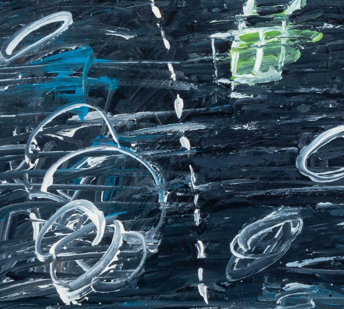Abstrakte Komposition – Painting von Elfi Schuselka 
