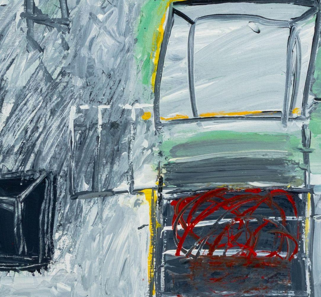 Abstract Composition - Painting by Elfi Schuselka 