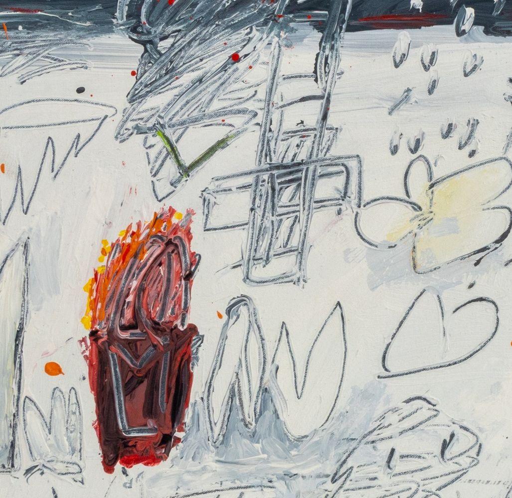 Abstract Composition - Painting by Elfi Schuselka 