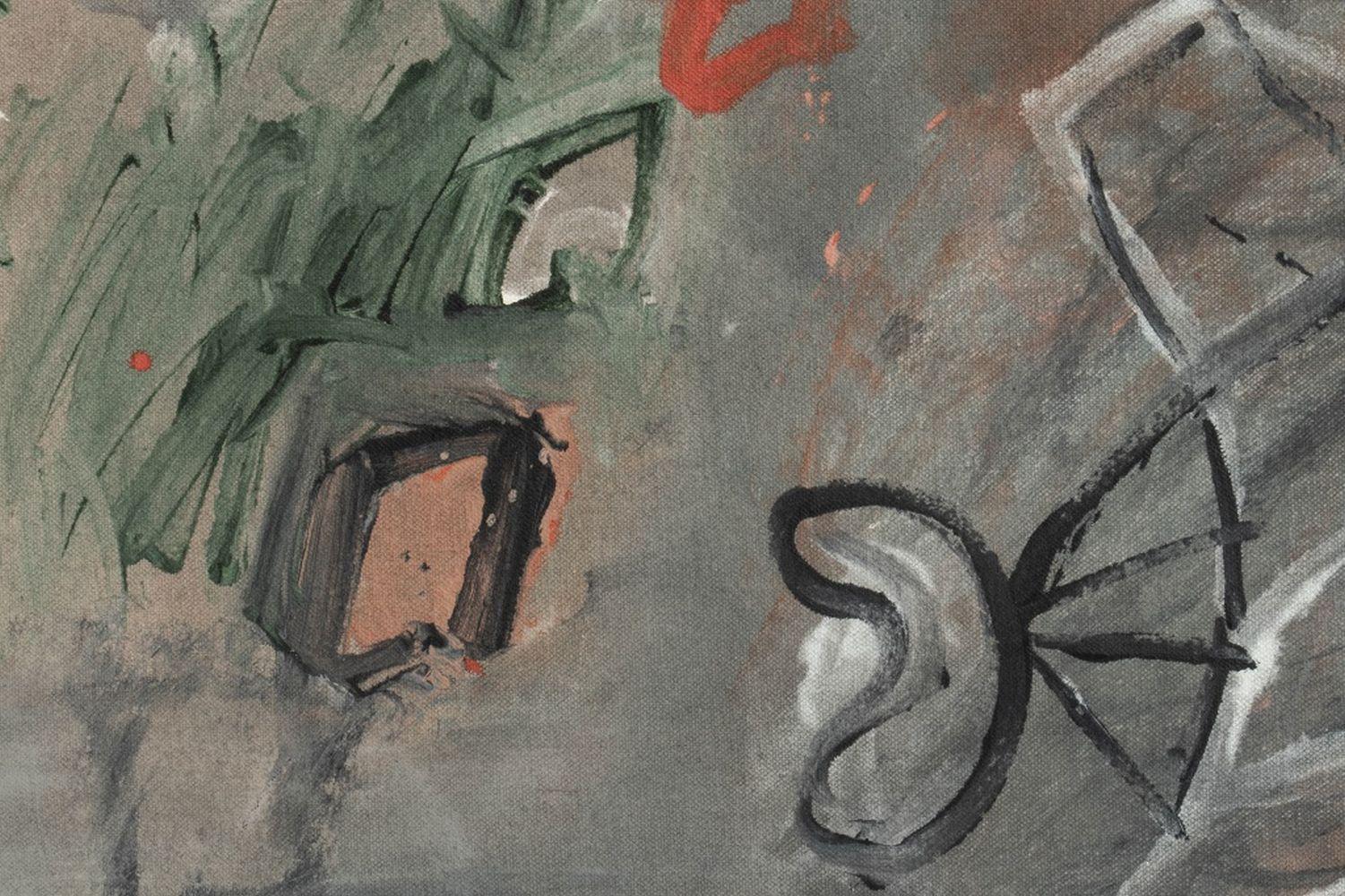 Abstract Composition - Painting by Elfi Schuselka 