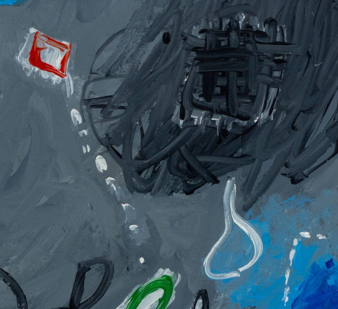 Abstrakte Komposition – Painting von Elfi Schuselka 