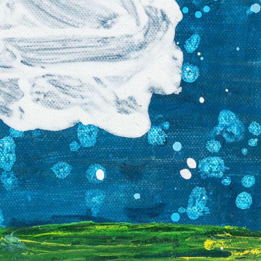 Abstrakte Komposition – Painting von Elfi Schuselka 