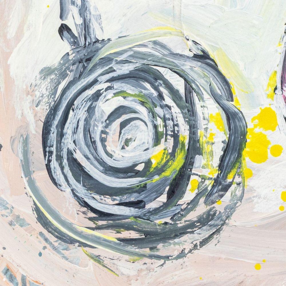 Abstrakte Komposition – Painting von Elfi Schuselka 