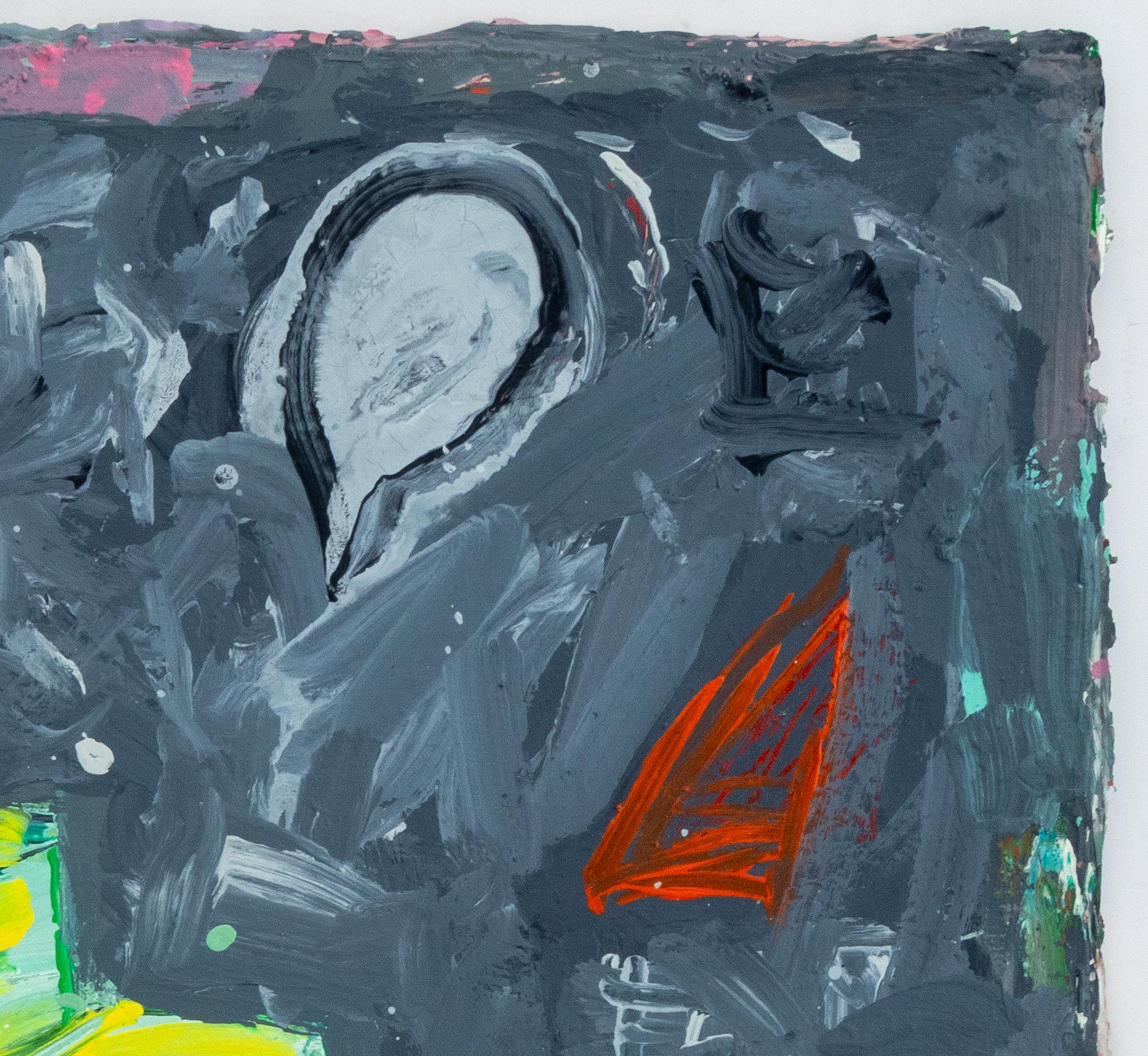 Abstrakte Komposition (Zeitgenössisch), Painting, von Elfi Schuselka 