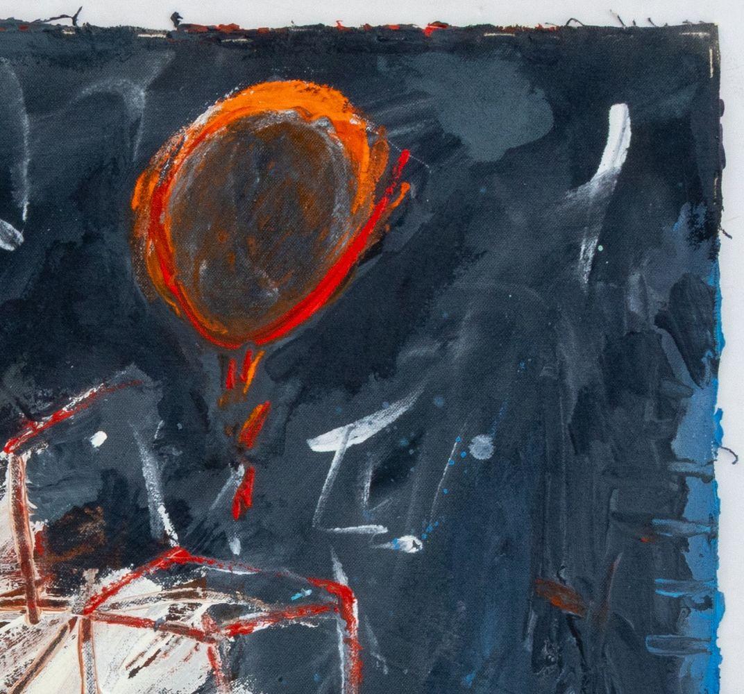 Abstrakte Komposition (Zeitgenössisch), Painting, von Elfi Schuselka 