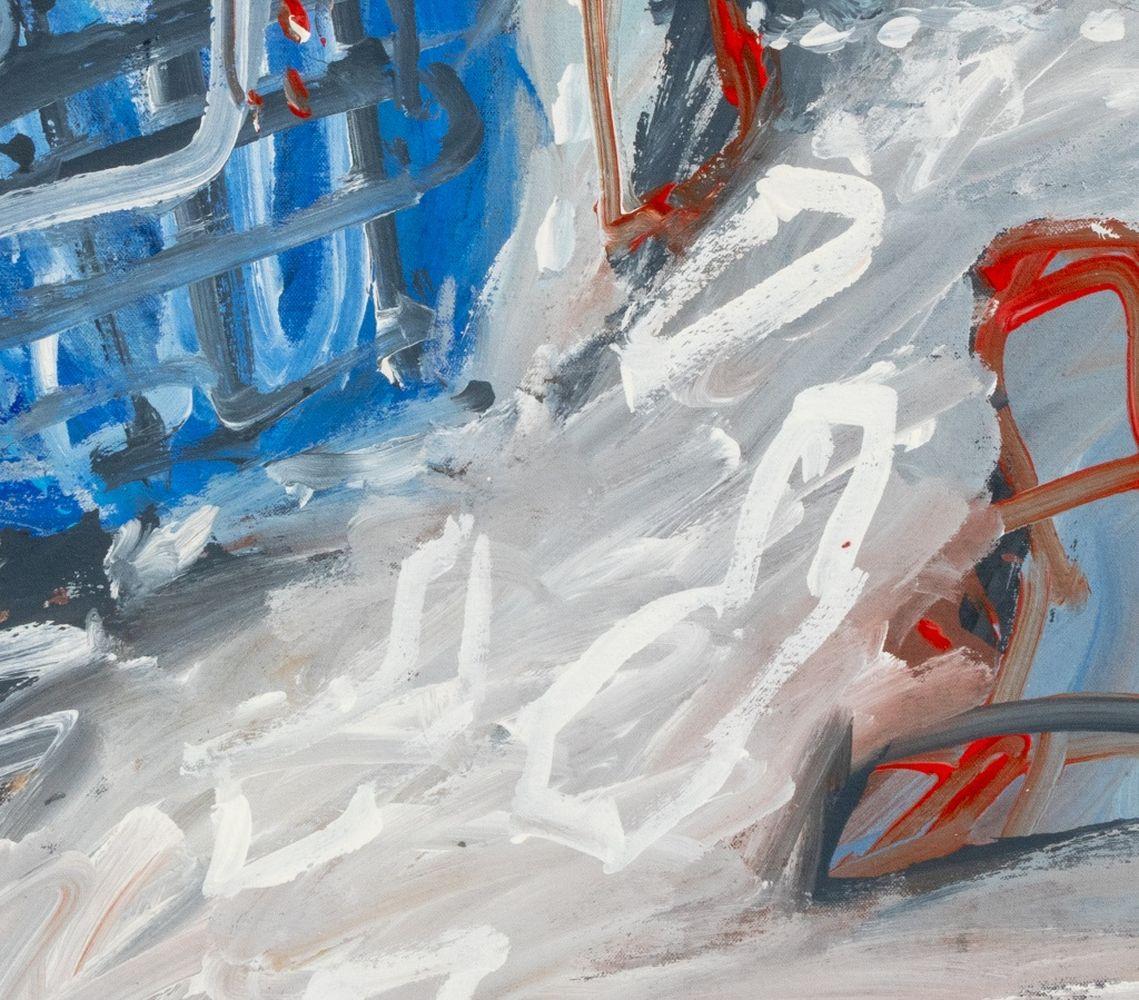 Abstract Composition - Contemporary Painting by Elfi Schuselka 