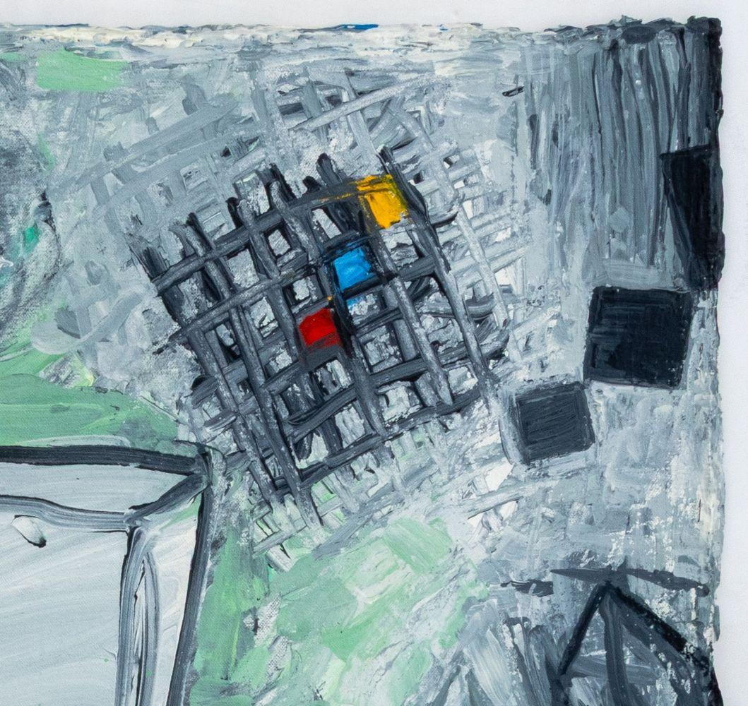 Abstract Composition - Contemporary Painting by Elfi Schuselka 