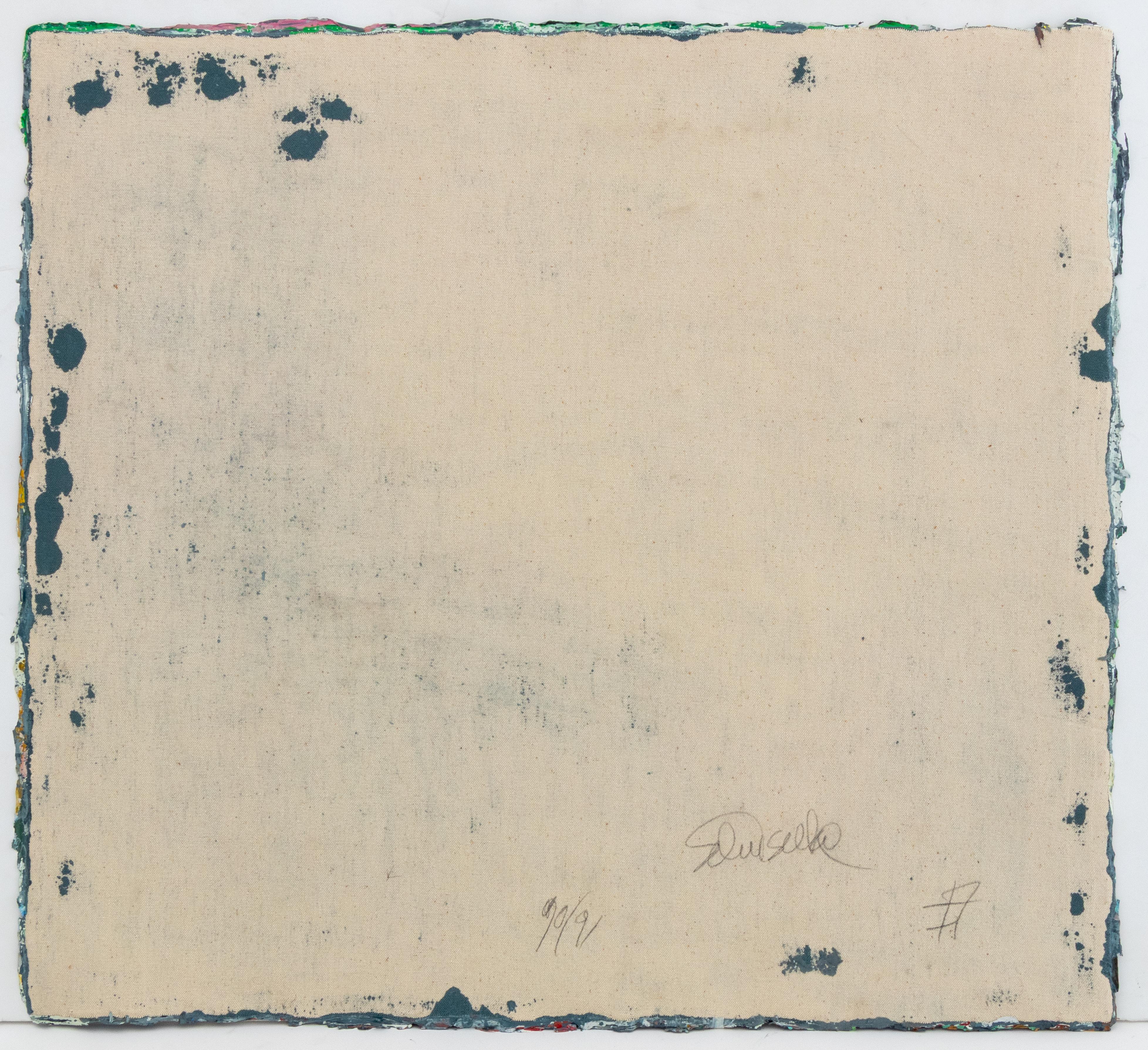 Abstrakte Komposition (Grau), Abstract Painting, von Elfi Schuselka 