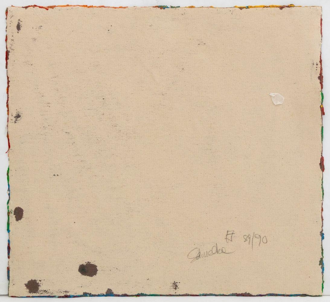 Abstrakte Komposition (Braun), Abstract Painting, von Elfi Schuselka 