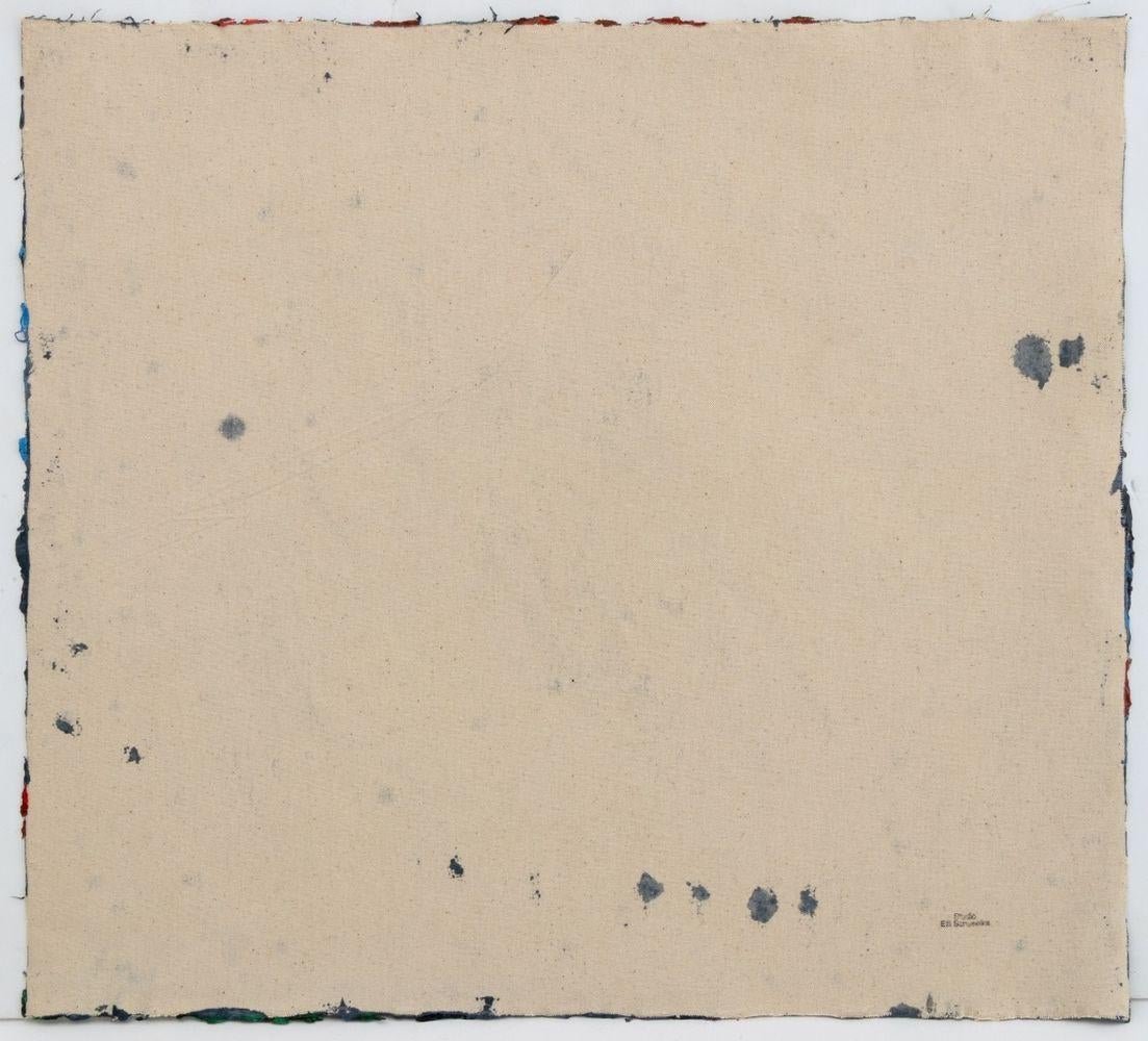 Abstrakte Komposition (Schwarz), Abstract Painting, von Elfi Schuselka 