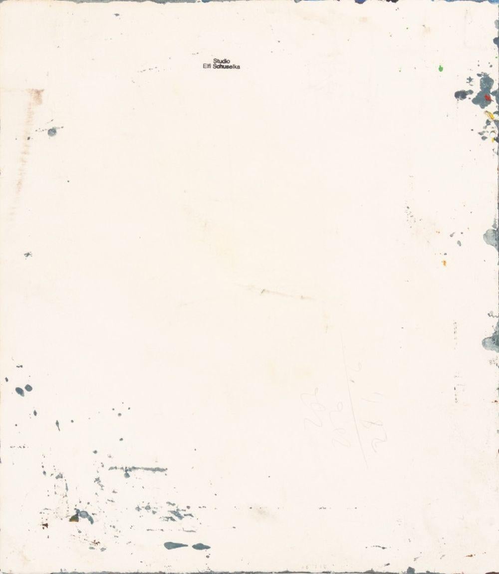 Elfi Schuselka (Austrian, b. 1940), Abstract Composition, Oil on Paper, stamped 