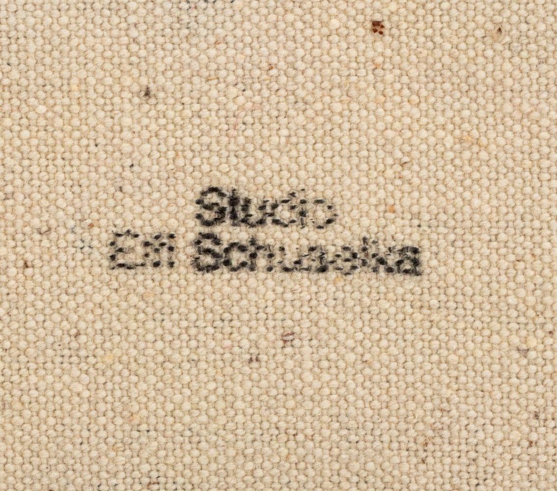 Elfi Schuselka (Österreich, geb. 1940), Abstrakte Komposition, Öl auf Leinwand, offenbar unsigniert, verso gestempelt 