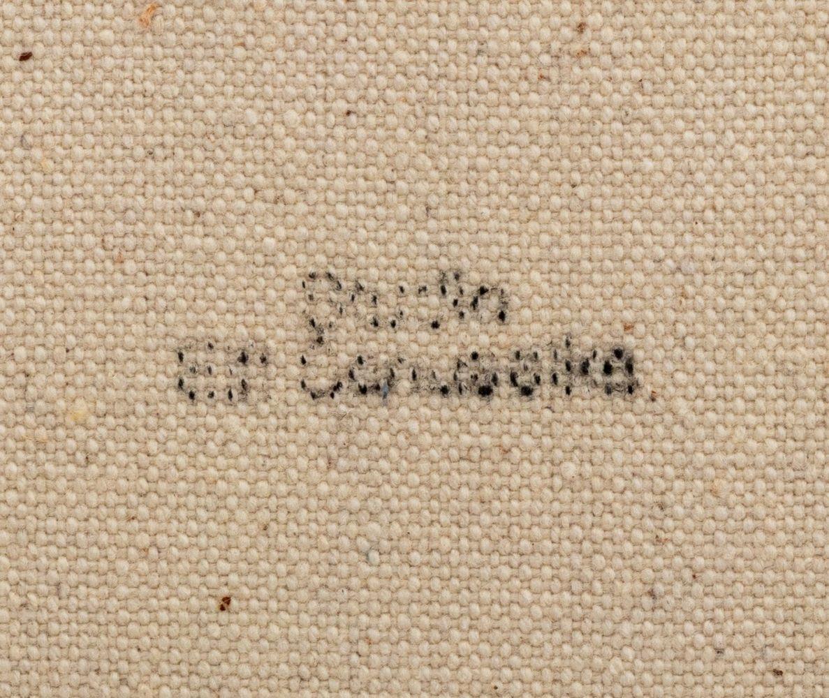 Elfi Schuselka (Österreich, geb. 1940), Abstrakte Komposition, Öl auf Leinwand, offenbar unsigniert, verso gestempelt 