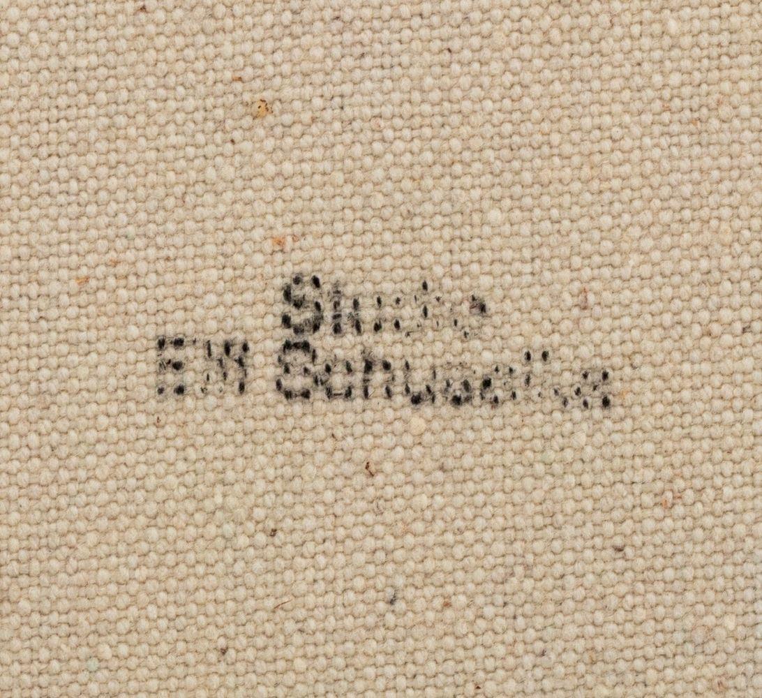 Elfi Schuselka (Österreich, geb. 1940), Abstrakte Komposition, Öl auf Leinwand, offenbar unsigniert, verso gestempelt 