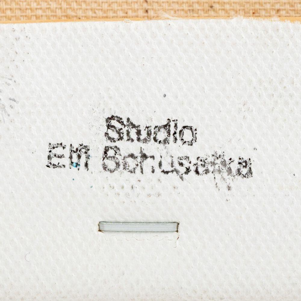 Elfi Schuselka (Österreich, geb. 1940), Abstrakte Komposition, Mischtechnik auf Leinwand, verso gestempelt 