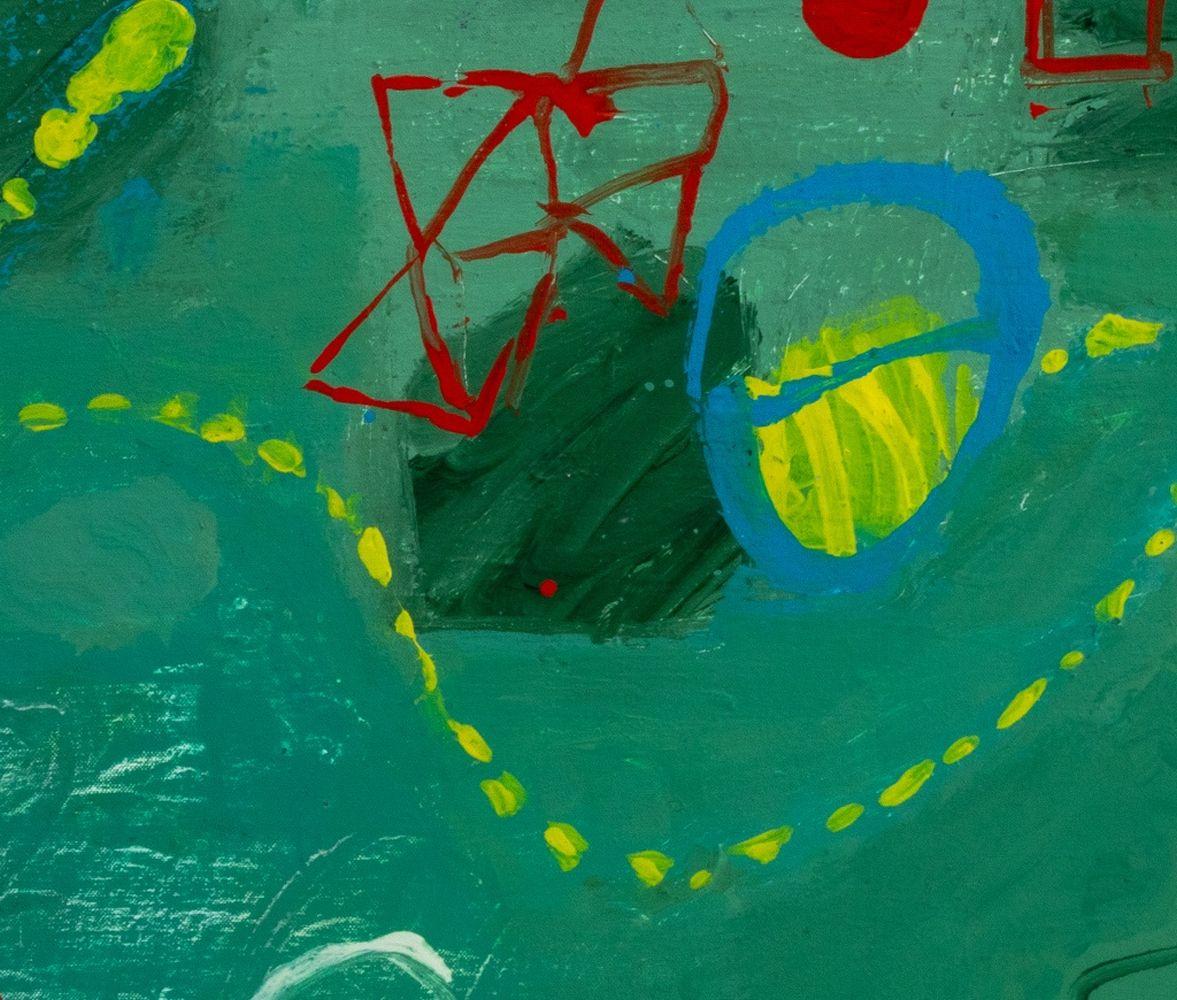 Composizione astratta in Greene & Greene - Painting di Elfi Schuselka 